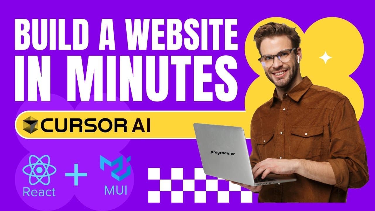 I Built a React Website in MINUTES with Cursor AI