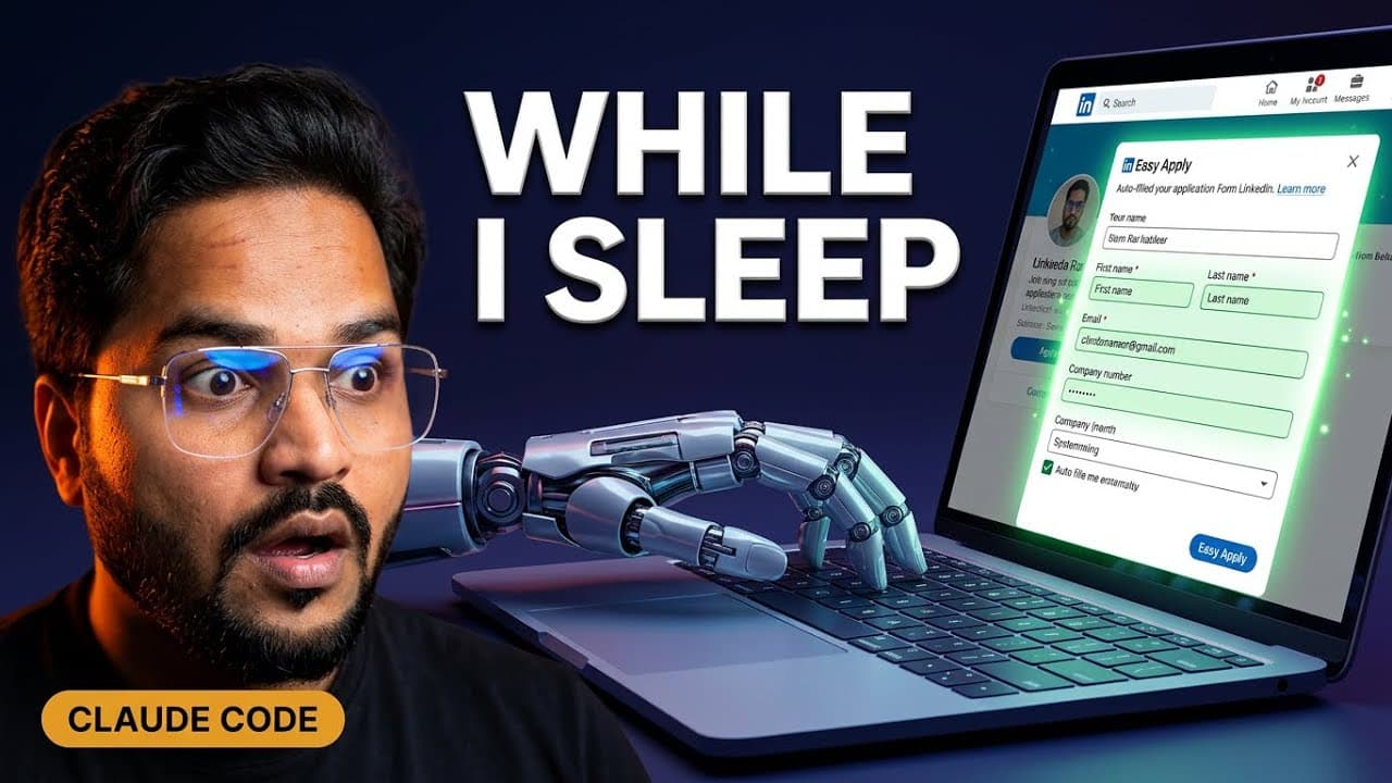 Building AI Agents That Apply to Jobs Automatically: Claude Code Automation Tutorial